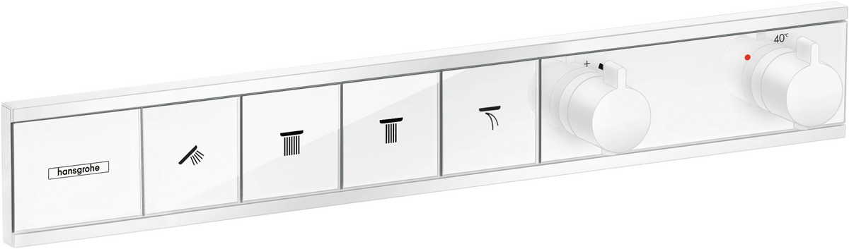 HANSGROHE RainSelect Termostat pod omítku pro 4 spotřebiče #15382700 - matná bílá