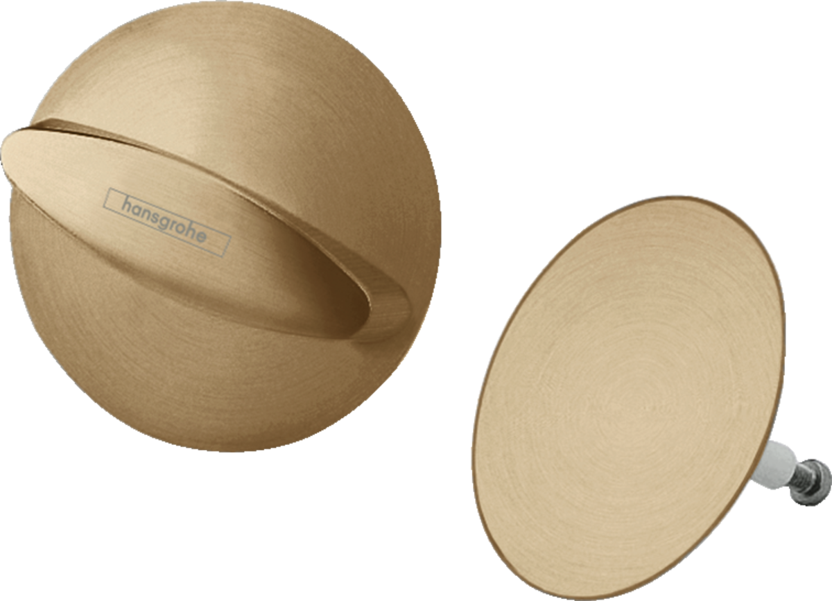 HANSGROHE Flexaplus Vrchní sada odtokové a přepadové soupravy #58185140 - kartáčovaný bronz
