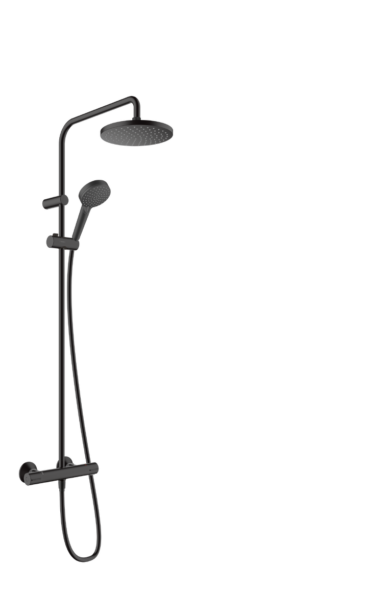 HANSGROHE Vernis Blend Showerpipe 200 1jet s termostatem #26276670 - matná černá