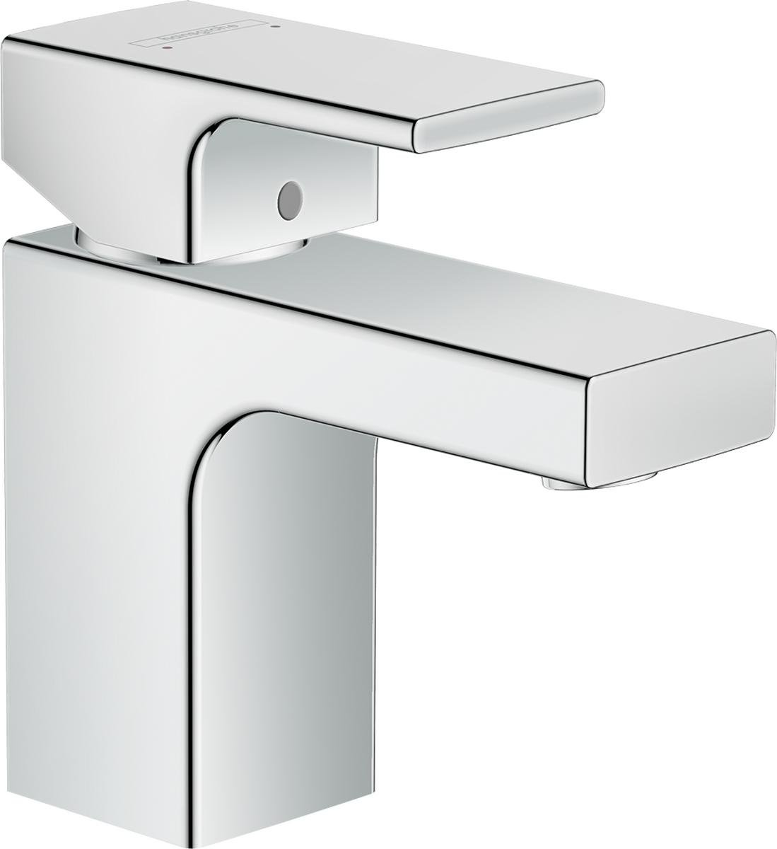 HANSGROHE Vernis Shape Páková umyvadlová baterie 70 s izolovaným vedením vody, bez odtokové soupravy #71567000 - chrom