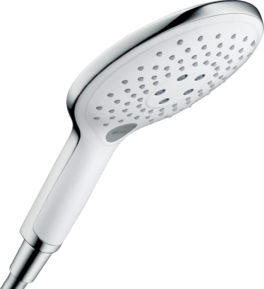 HANSGROHE Ruční sprcha Raindance Select S 150 3jet EcoSmart #28588400 - bílá/chromová