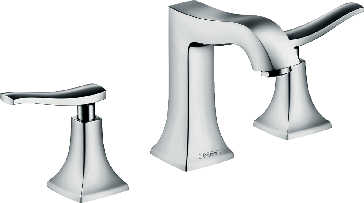HANSGROHE Metris Classic 3otvorová umyvadlová baterie 100 s výsuvným odpadem #31073000