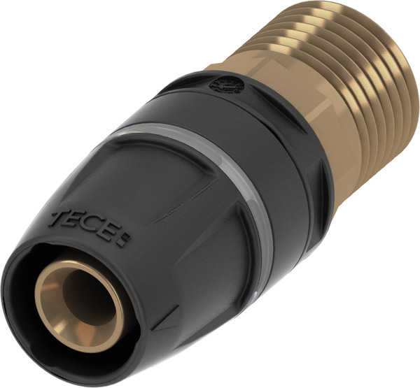 TECE TECElogo-Push male connector dimension 63 x R 2", red brass/Si-bronze #8713111