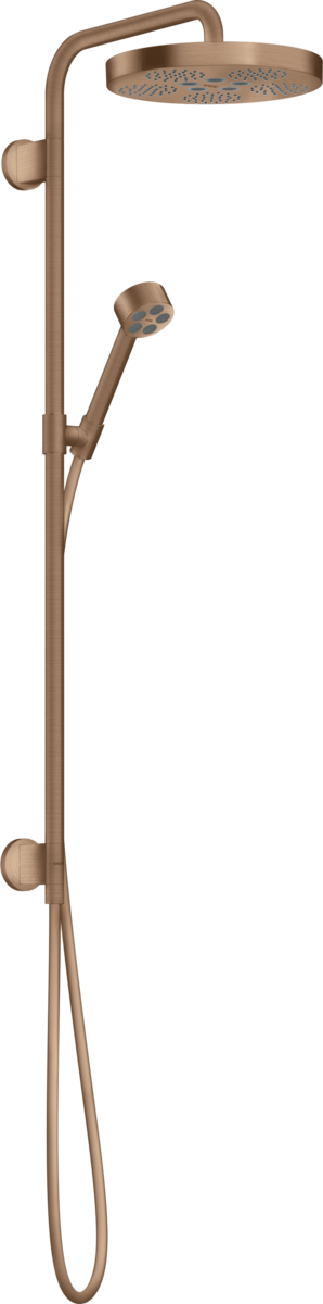 HANSGROHE AXOR One Showerpipe 280 1jet pod omítku #48790310 - Brushed Red Gold