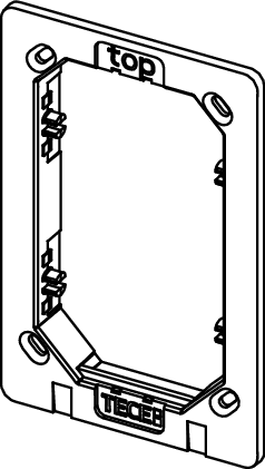 TECEfilo-Solid plastový instalační rám #9820647 - šedá