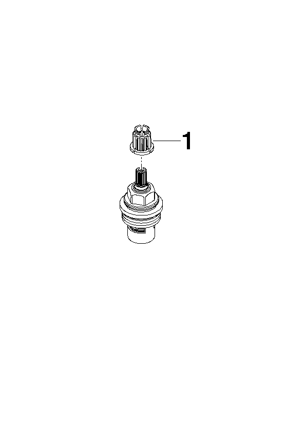 DORNBRACHT Horní část, pravé zavírání 3/4" - #9090031450090
