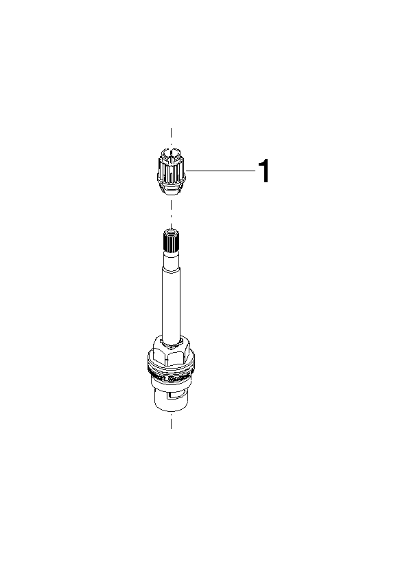 DORNBRACHT Horní část, levé zavírání, nebrzděná 1/2" - #9090032040090