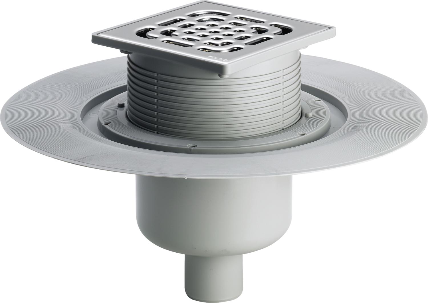 VIEGA Advantix-podlahový odtok systémový rozměr 145 DN 50 557188 / 4951.1