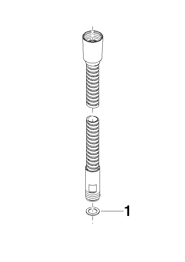 DORNBRACHT Kovová sprchová hadice 1/2" x 3/8" x 1750 mm - kartáčovaná platina #28322970-06