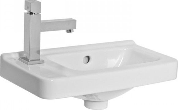 JIKA CUBITO umývátko asymetrické 45cm s otv. vlevo #H8114231001051 - bílá VÝROBA UKONČENA