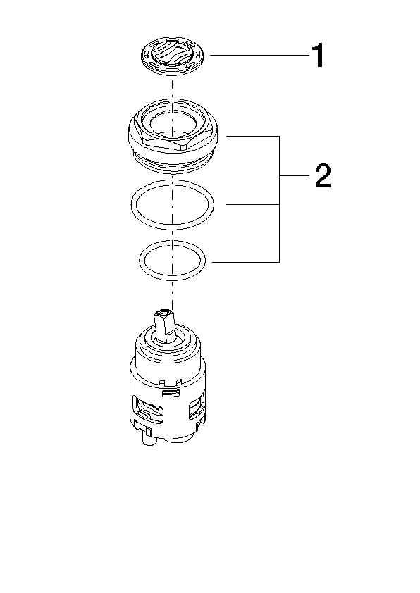 DORNBRACHT Kartuše Ø 38 x 70 mm - #9015050200090