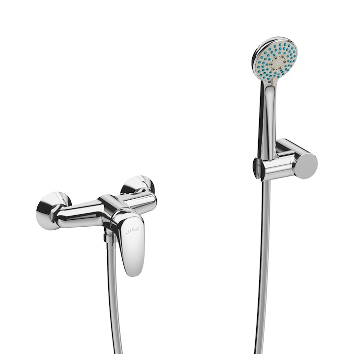 JIKA DEEP BY JIKA baterie sprchová nástěnná vč. příslušenství #H3311U70041311 - chrom