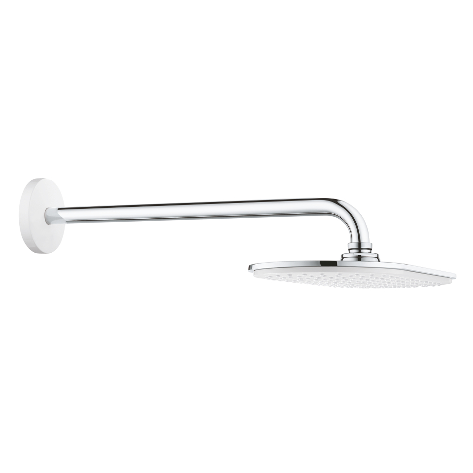 GROHE Rainshower Veris 300 x 150 Set s hlavovou sprchou 422 mm, 1 proud měsíční bílá/chrom #26170LS0