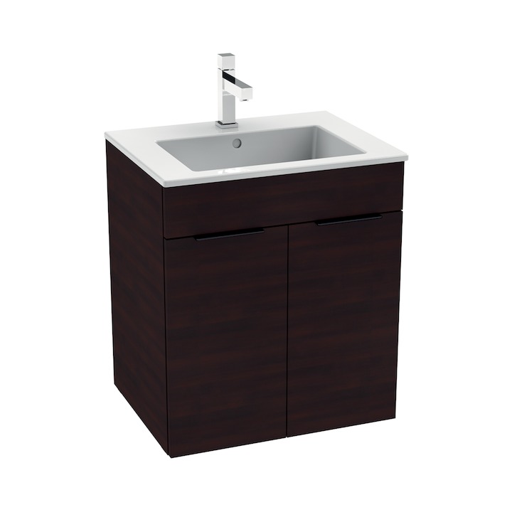 JIKA CUBE skříňka s umyvadlem 55cm #H4536111763021 - tmavý dub VÝROBA UKONČENA