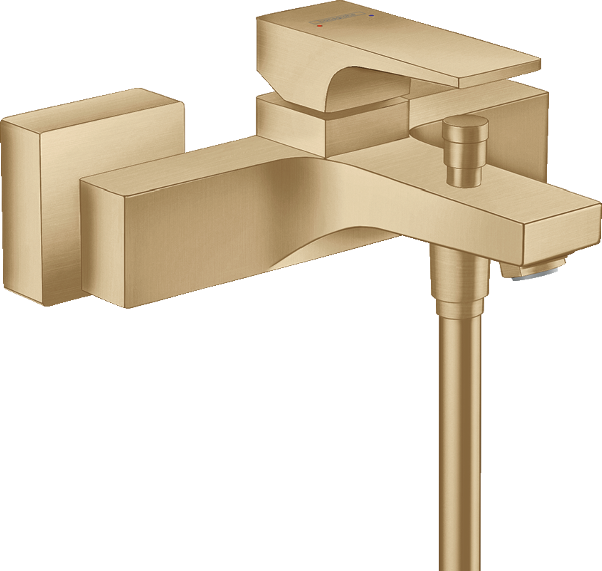 HANSGROHE Metropol Páková vanová baterie na stěnu s páčkovou rukojetí #32540140 - kartáčovaný bronz