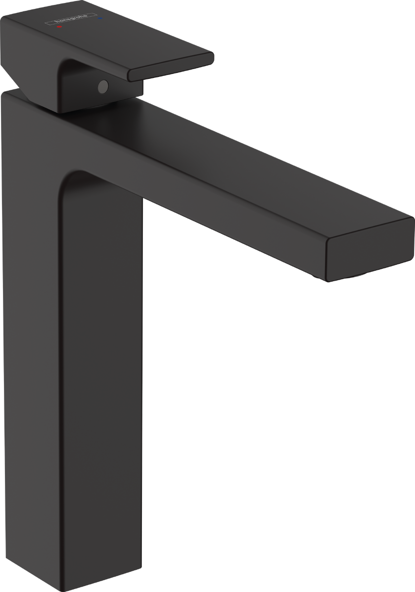 HANSGROHE Vernis Shape Páková umyvadlová baterie 190 s izolovaným vedením vody, bez odtokové soupravy #71591670 - matná černá