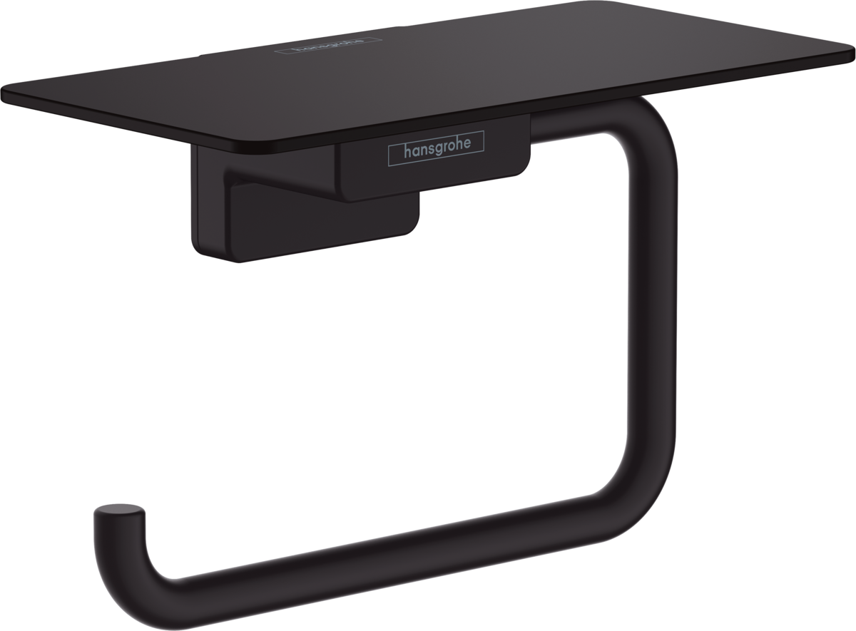 HANSGROHE AddStoris Q Držák na toaletní papír s poličkou #41772670 - matná černá