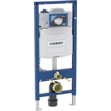 GEBERIT Montážní prvek Geberit Duofix pro závěsné WC, 120 cm, se splachovací nádržkou pod omítku Sigma 12 cm, s hygienickým proplachem HS30 #111.058.00.1