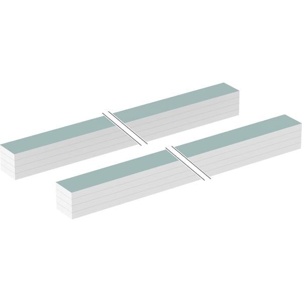 GEBERIT Duofix set panelová lišta lepená #111.288.00.1