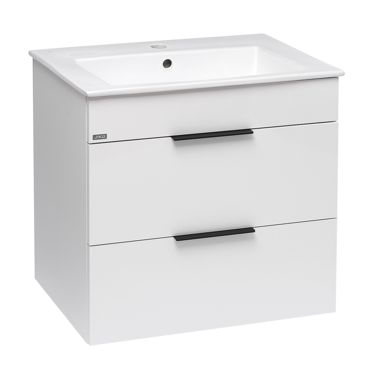 JIKA Cube, koupelnová skříňka s umyvadlem 65x44,1x62,2 cm H4536021763001 bílá