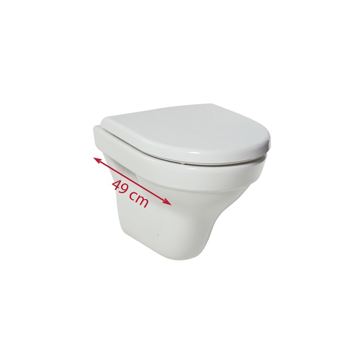 JIKA Tigo, Wc závěsné Compact zadní odpad H8202130000001 bílé