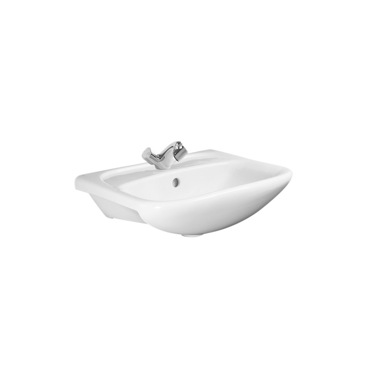 JIKA Lyra Plus, nábytkové umyvadlo 65x48 cm otvor pro baterii uprostřed H8143640001041 bílé