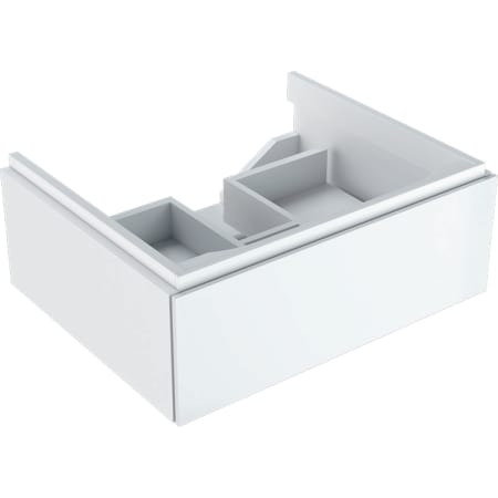 GEBERIT Skříňka pod umyvadlo Geberit Xeno², s jednou zásuvkou Šedo-béžová / Lak matný #500.505.00.1