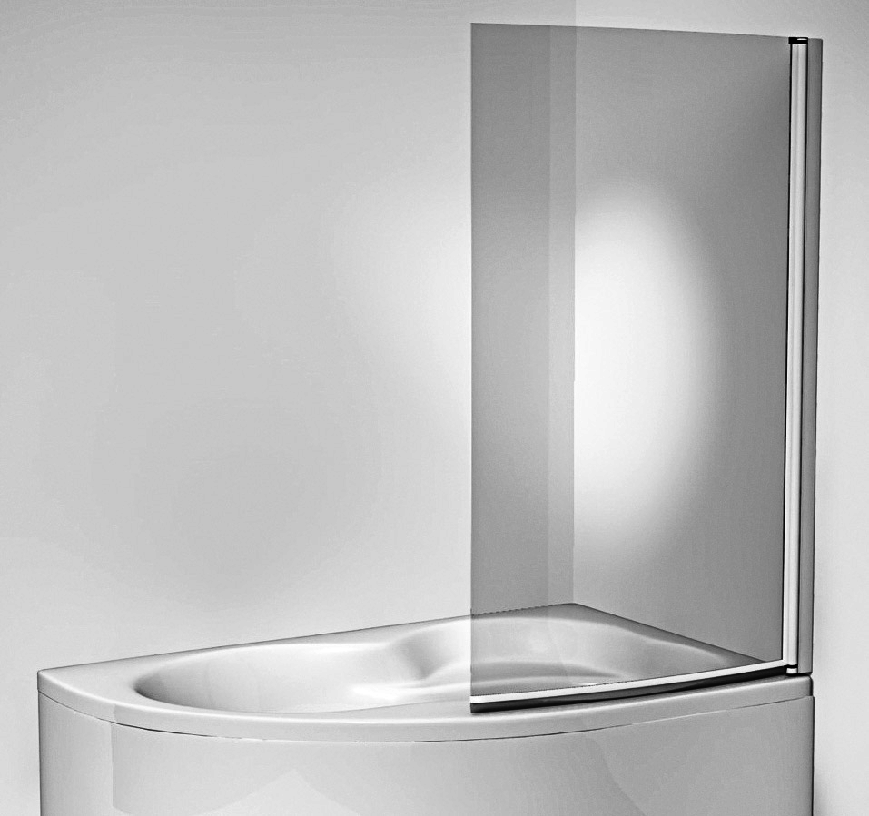 JIKA Mio, vanová zástěna 1500x910 mm stříbrný lesklý profil, transparent H2562420026681