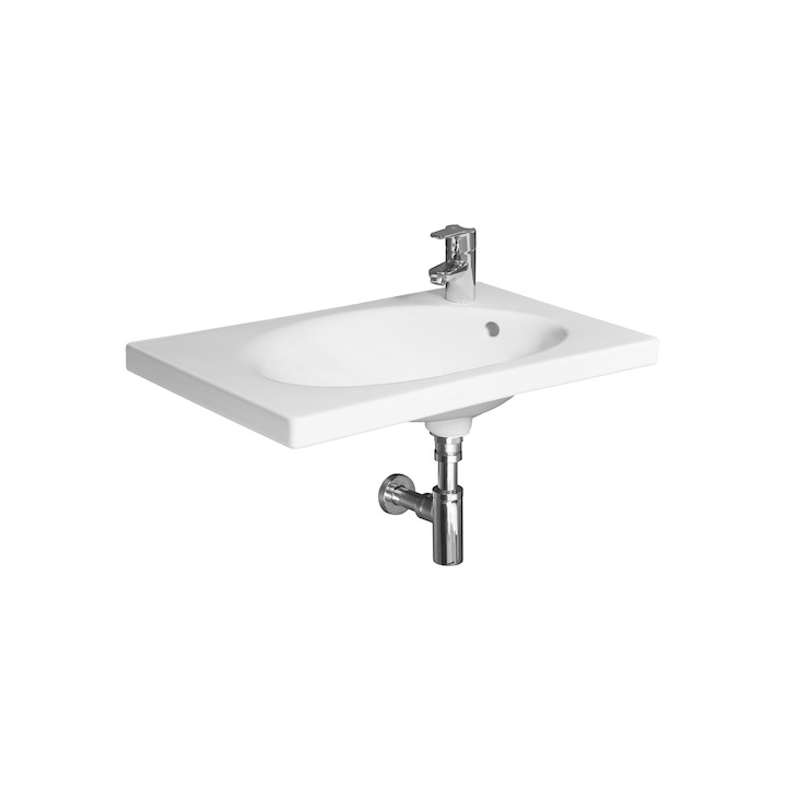 JIKA Tigo, umyvadlo nábytkové 65x38,5 cm s otvorem pro baterii vpravo H8122160001061