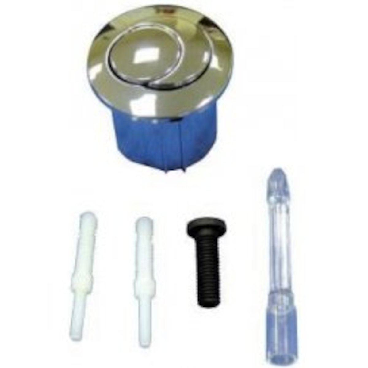 JIKA Lyra/Deep, tlačítko dual krátké H8913630000001 chrom