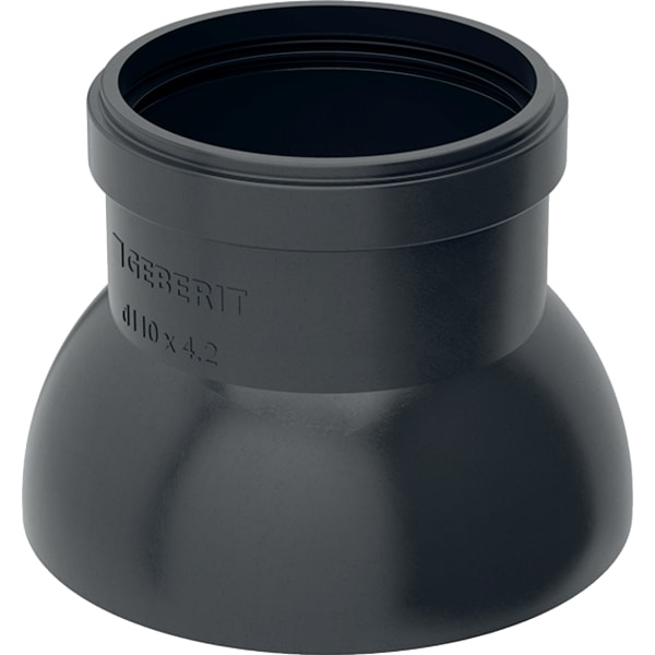 GEBERIT Krytka oplechování větracího potrubí Geberit PE Černá #369.989.16.2