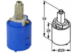 KLUDI kartuše 28 mm s keramickými destičkami 7661900-00