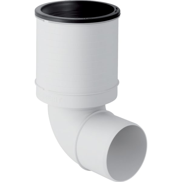 GEBERIT Připojovací koleno Geberit Silent-PP 87,5° pro WC Alpská bílá #390.493.11.1